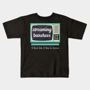 Streaming Banshees Logo & Tagline Kids T-Shirt